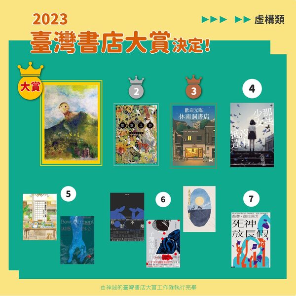 【賀】吳明益老師、系友邱常婷作品榮獲2023臺灣書店大賞--小說類(虛構類)圖片